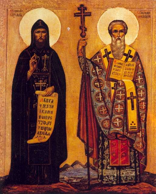 Icon of Saints Cyril and Methody